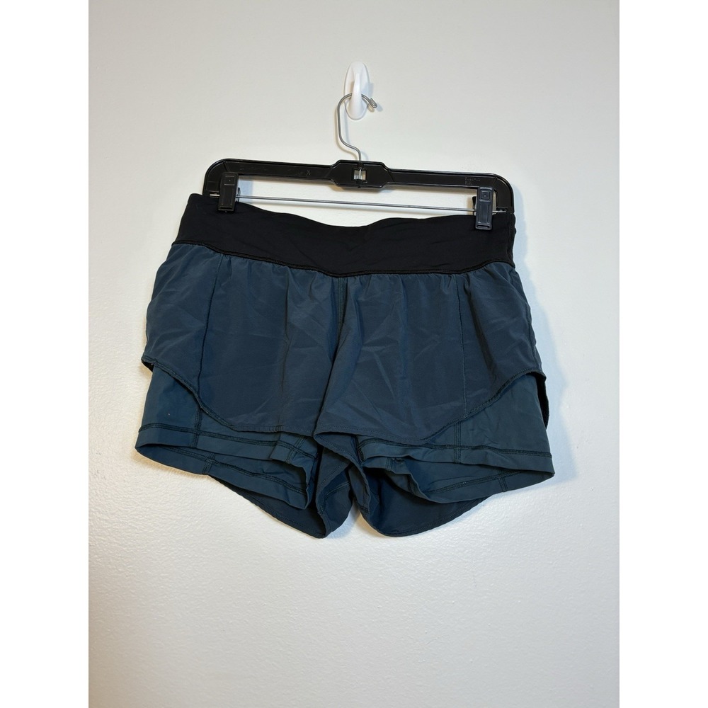 Lululemon Shorts Women's Sz 10 Green Lined Athletic